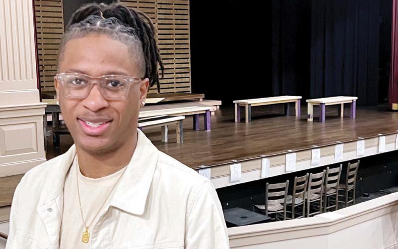 Rashawd Ford will make his directorial debut late this month at The Plaza in a musical version of Alice Walker’s “The Color Purple.” IAN TOCHER/Staff