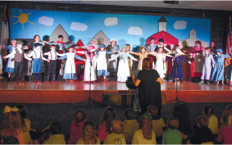 Gatewood students present ‘Stone Soup’ play. CONTRIBUTED