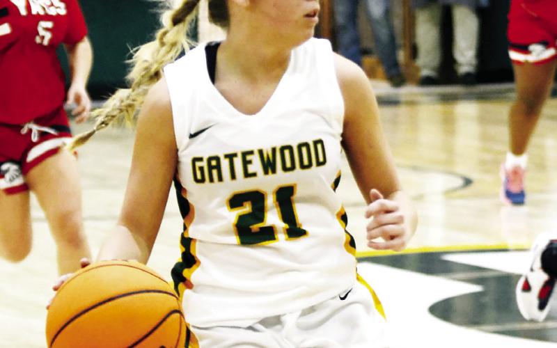 Carly Cannon was a mainstay on last season’s girls’ basketball team for Gatewood, but now as one of just two seniors on the roster, her experience has become even more valuable. IAN TOCHER/Staff
