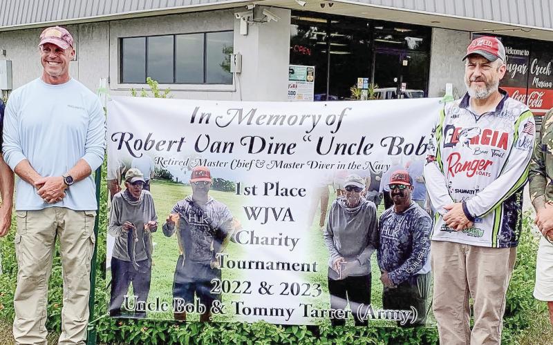 The WJVA remembered Navy veteran Robert “Uncle Bob” Van Dine, who was part of the team who won the WJVA Fishing Tournament the past two years. CONTRIBUTED