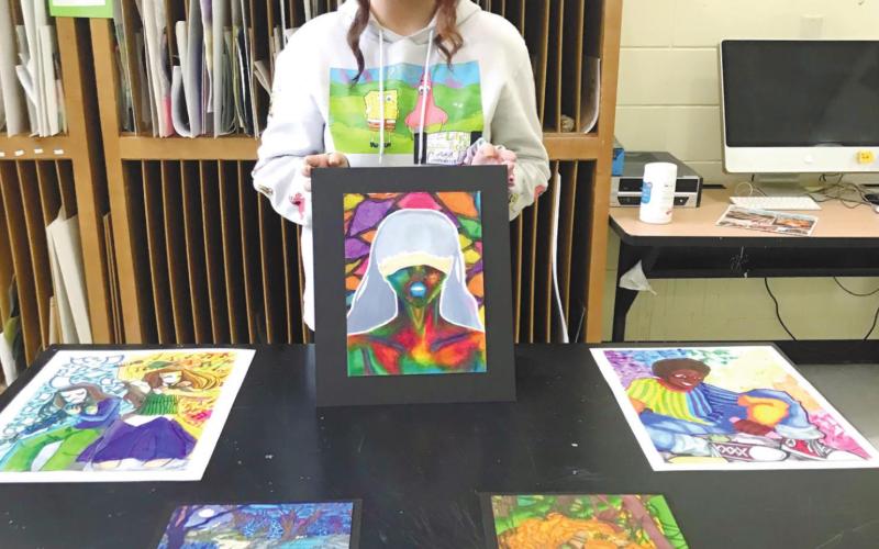 Eleventh grader Lily Roberts