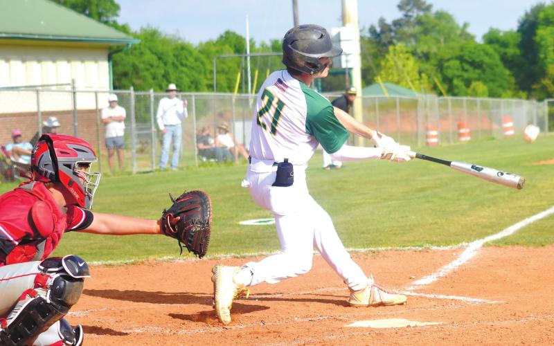 Ames Johnson (21) picked up a hit, scored a run and made a sterling defensive play that may have saved a run. T. MICHAEL STONE/Staff