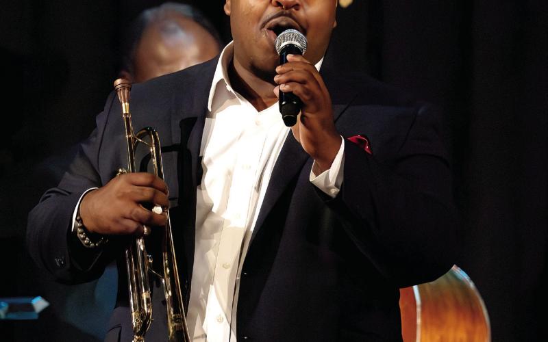 Vocalist, Trumpeter and composer Michael Cruse was one of the jazz guests performing with The Jazz Legacy Project.