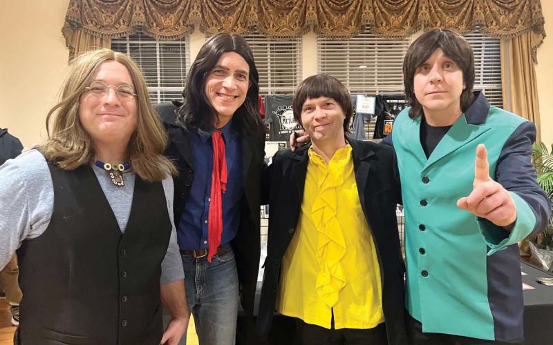 The Return featured (l-r) Richard Stelling as John Lennon, Mike Fulup as George Harrison, Josh Blount as Ringo Starr, and Mike Vargo as Paul McCartney. IAN TOCHER/Staff