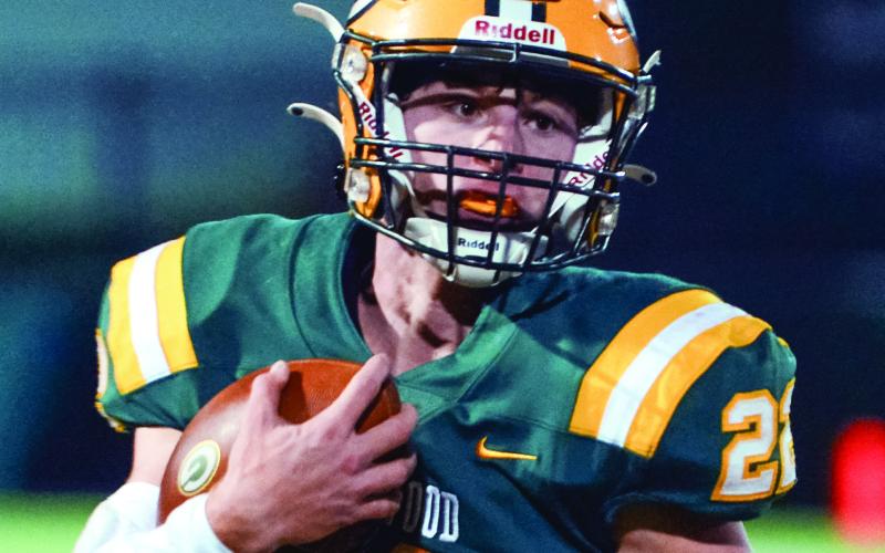 Former Gatewood running back Hunter Johnson rushed for a team-high 949 yards and 13 touchdowns as a senior last season. IAN TOCHER/Staff