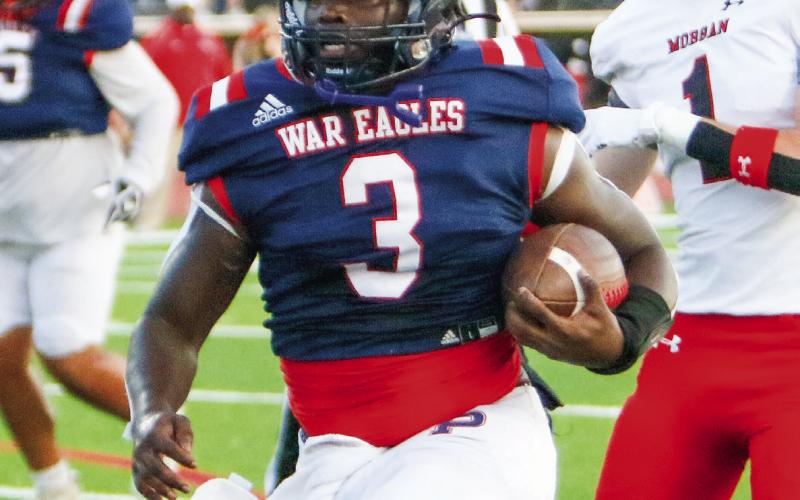 Putnam County’s offense has run through tailback Rashod Daniel (3) this season. LANCE McCURLEY/Staff