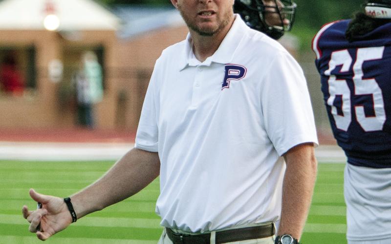 Putnam County head coach Joel Harvin hopes for a better result this Friday at Laney in Augusta. LANCE McCURLEY/Staff