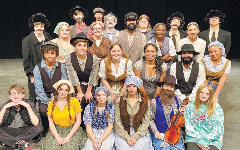 The cast and crew of the Putnam Players production of Fiddler on the Roof. CONTRIBUTED