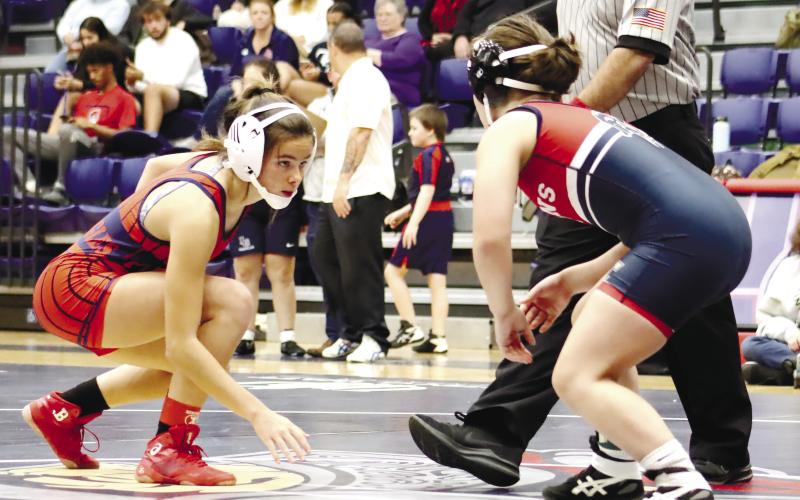 Senior Lily Frisch is expected to be a primary force on the PCHS wrestling team this season.