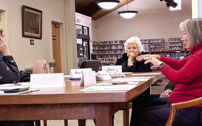 Attendees of “A Matter of Balance” find relatability and connection with each other as they discuss their experiences with potential falls. EMME CLAUSE/Staff