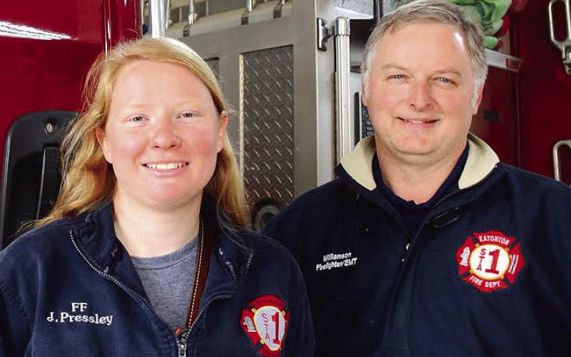 EPD Fire Chief Jamey Williamson is looking for similar volunteers – and employers – willing to put in the time and allow the time to help out the Eatonton Fire Department. IAN TOCHER/Staff