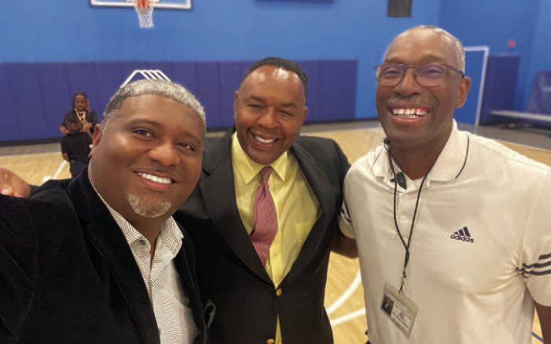 Jon Peeler visited with the club to teach students about his position as an associate broker and the importance of respecting themselves and achieving a good education. CONTRIBUTED
