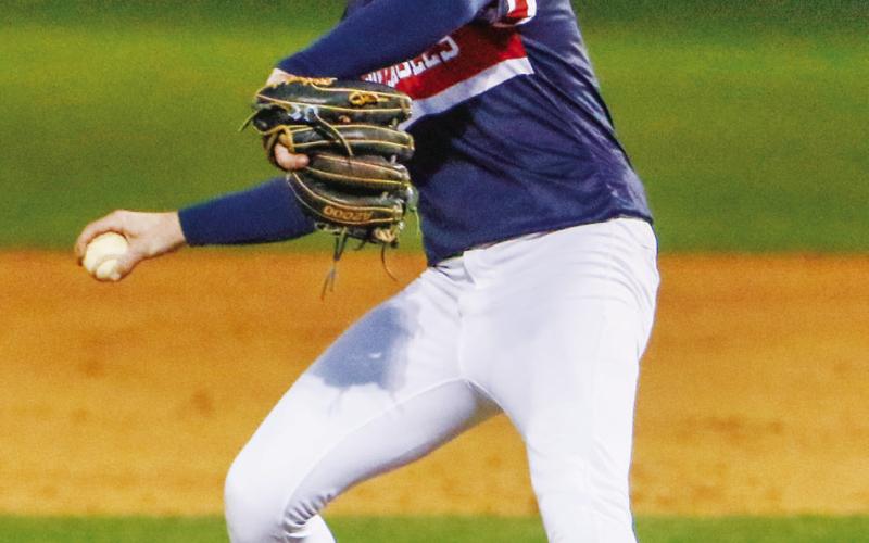 Putnam County junior Gates Lanzarone has been a bullpen arm for the team in spots this year. LANCE McCURLEY/Staff