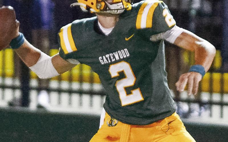 Substitute quarterback Ben Brannen had a solid outing, but should be even more effective once he resumes as a wide receiver when starter Ames Johnson returns this Friday night. IAN TOCHER/Staff