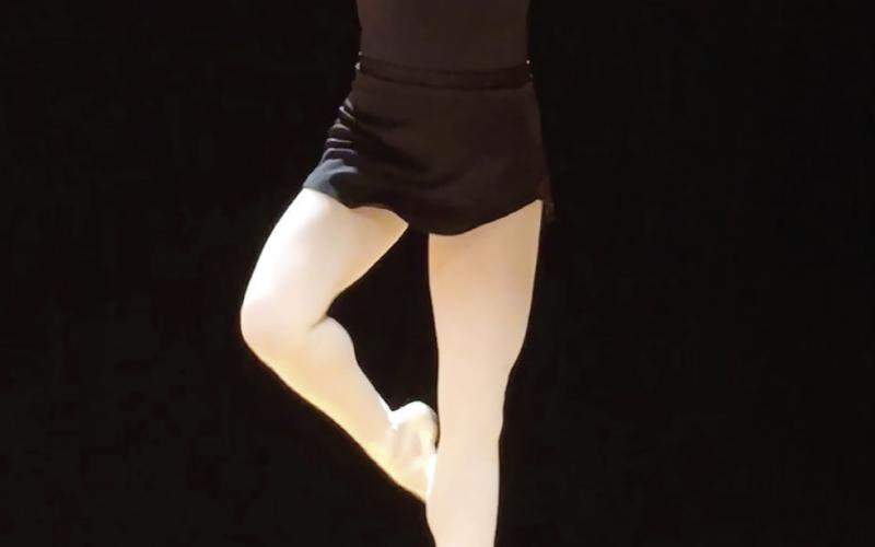 Anne O’Neill dances on pointe to Variation 3 from Raymonda Act III. EMME CLAUSE/Staff