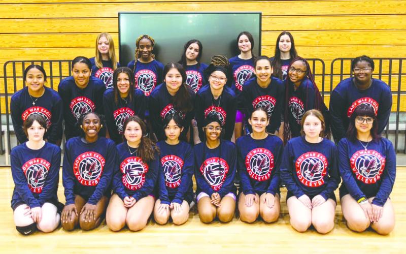 The Putnam County girls' volleyball team began their season against Lake Oconee Academy earlier this week. ARELLA CASH/Staff