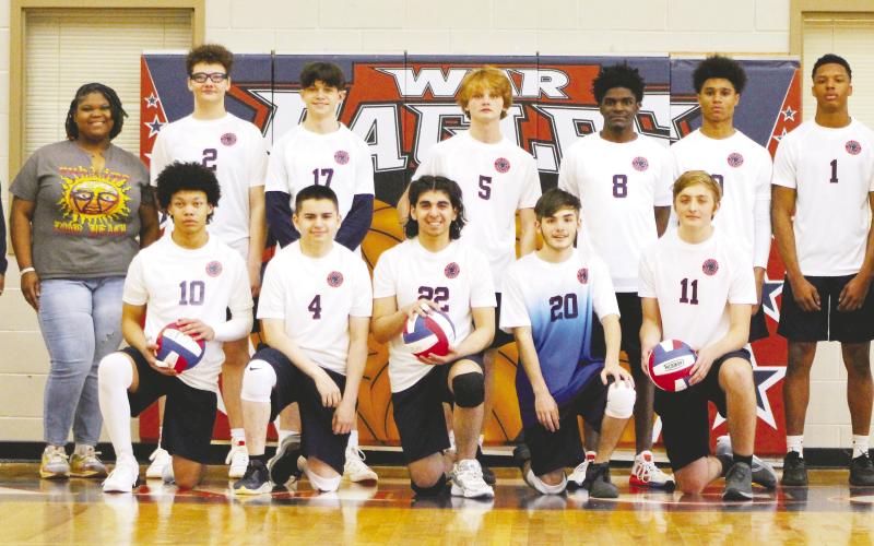 The Putnam County High School boys' volleyball team, which was started back in the spring, is ready for its 2023-24 season.  ARELLA CASH/Staff