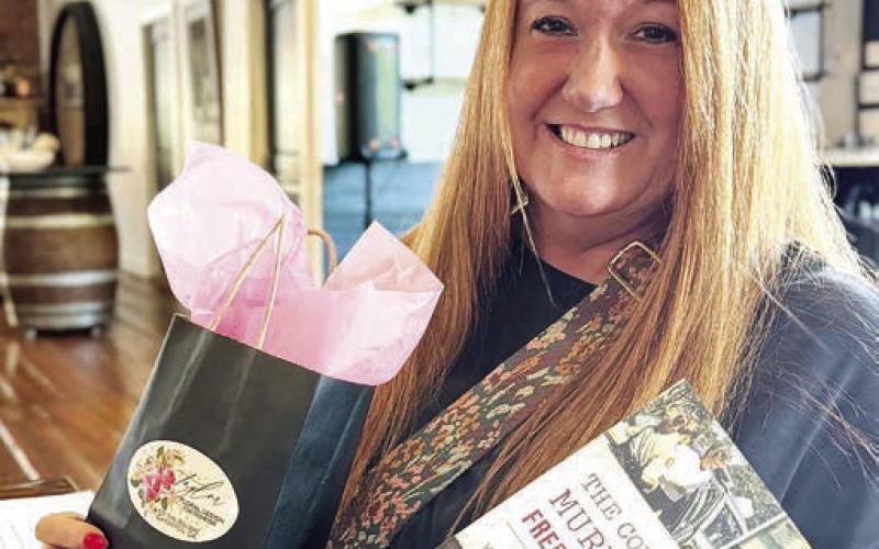 Kathryn Roper was named the grand prize winner, receiving a gift basket filled with items from participating vendors. CONTRIBUTED