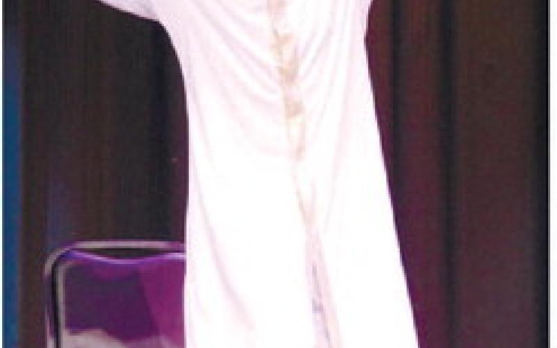 Rashawd Ford of the Anointed Praise Dance Ministry gave a powerful performance at Diamonds in the Sky. IAN TOCHER/Staff