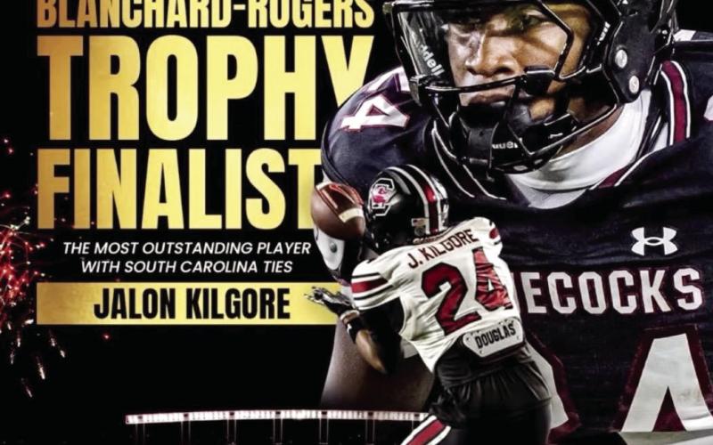 Jalon Kilgore has been named a finalist for 2025 Blanchard Rogers award.