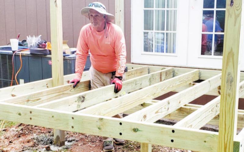 Through their partnership, they are assisting a Putnam County resident with home modifications so that their family home is compatible with a wheelchair. CONTRIBUTED