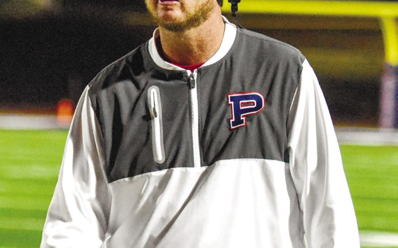 Putnam County head Joel Harvin has taken the War Eagles to the playoffs in his first season at the helm. LANCE McCURLEY/Staff