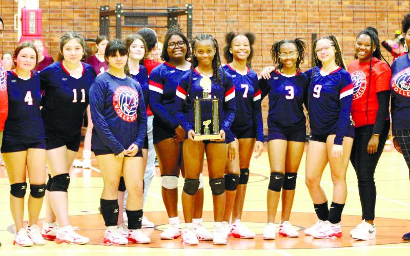 The PCHS JV squad placed second in region championship play under head coach Amaya Banks, with assistant coach Rakeena Griffin and varsity coach Francisco Aguirre. ARELLA CASH/Staff