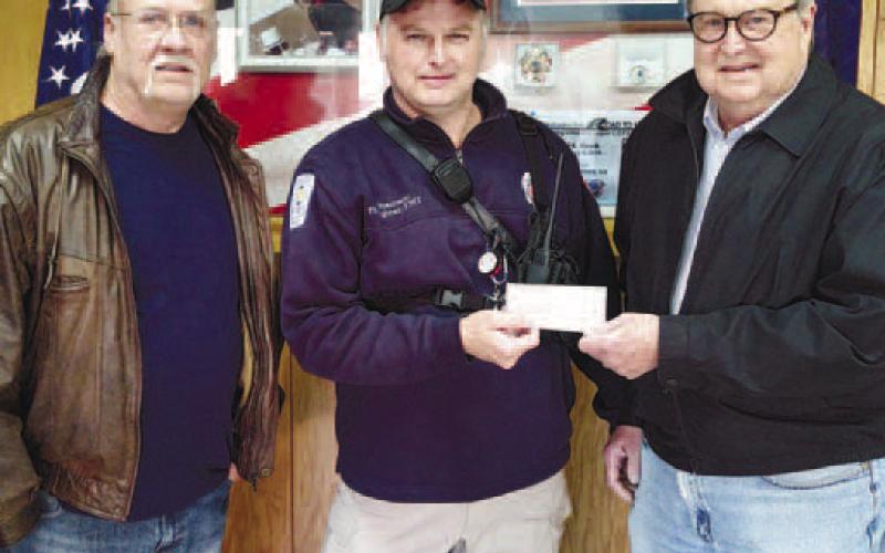 All Angels Church donates to city firefighters’ fund