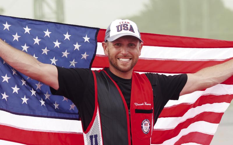 Hancock at the 2021 Olympics in Tokyo, which was postponed due to COVID-19. FILE PHOTO