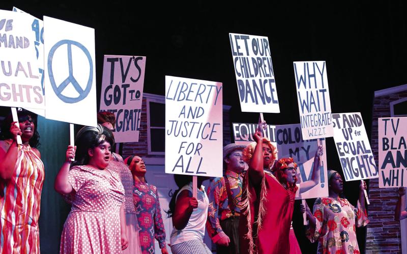 “Hairspray, The Musical” is much more than just an entertaining song-and-dance show (though it does qualify there, too); it also provides strong social commentary on 1960s American history, culture, and race relations. IAN TOCHER/Staff