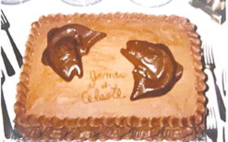 Pressley’s groom’s cake. CONTRIBUTED
