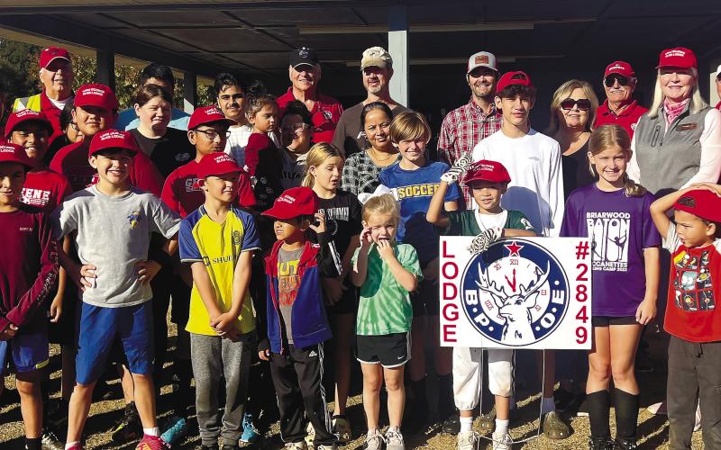 Lake Oconee Lodge Soccer Shoot contestants, families and volunteers. CONTRIBUTED