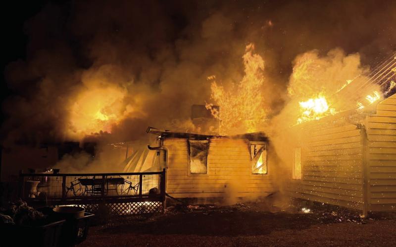 Two dogs and two cats died early last Thursday morning in a house fire on Cape Harbor Drive. CONTRIBUTED