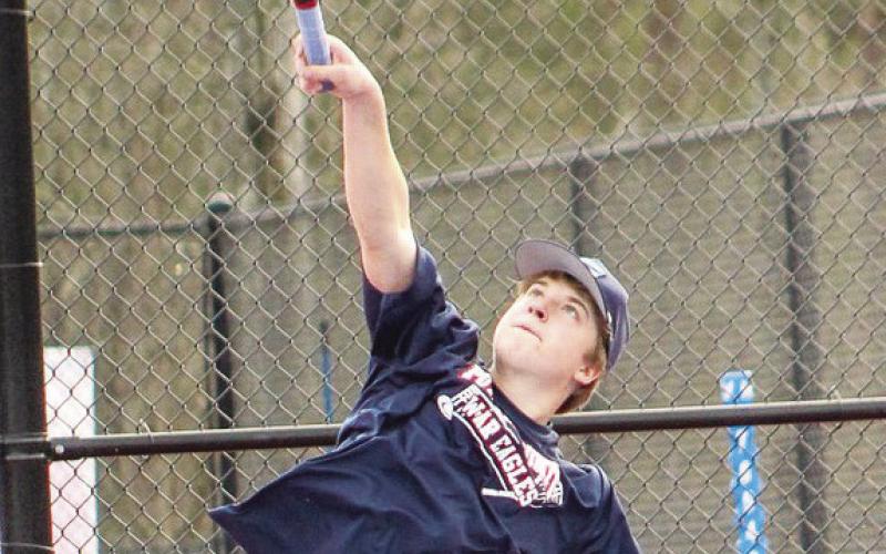 Putnam County tennis head coach Christian Keiser said senior Leland Erickson (pictured) will be a difference maker for the War Eagles this year. KIM CASH/Contributed