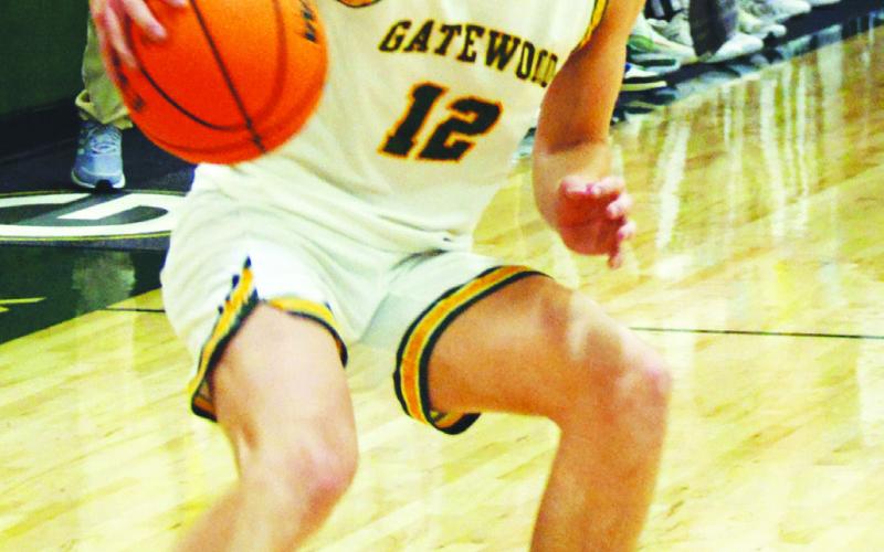 Gatewood’s Matt Allen draws all eyes as he maintains a torrid scoring pace this season that should surpass the 2,000-point mark in his next game played. IAN TOCHER/Staff