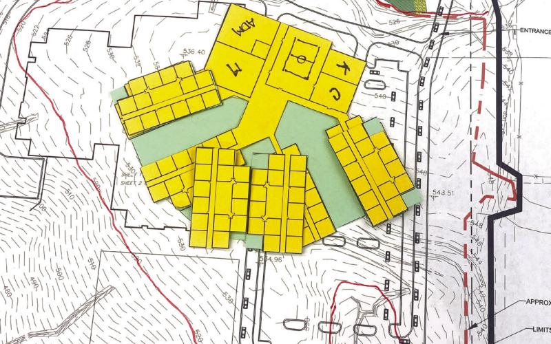 The conceptual design chosen by the Board of Education that is currently being improved and will be drafted for the May meeting. BAILEY BALLARD/Staff