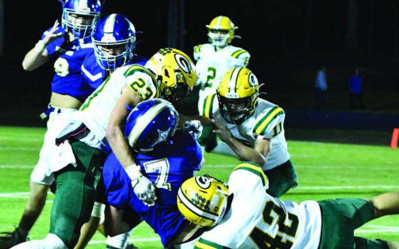 Gatewood will need senior Justin Jameson (23) to be on top of his game on both sides of the ball Nov. 18, as the Gators travel to Augusta Prep Day to open the playoffs. DAWN SINCLAIR/Contributed
