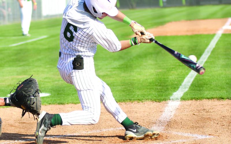 Gatewood’s Hunter Johnson (6) has been a reliable hitter for the Gators this season. TREY NORRIS/Staff