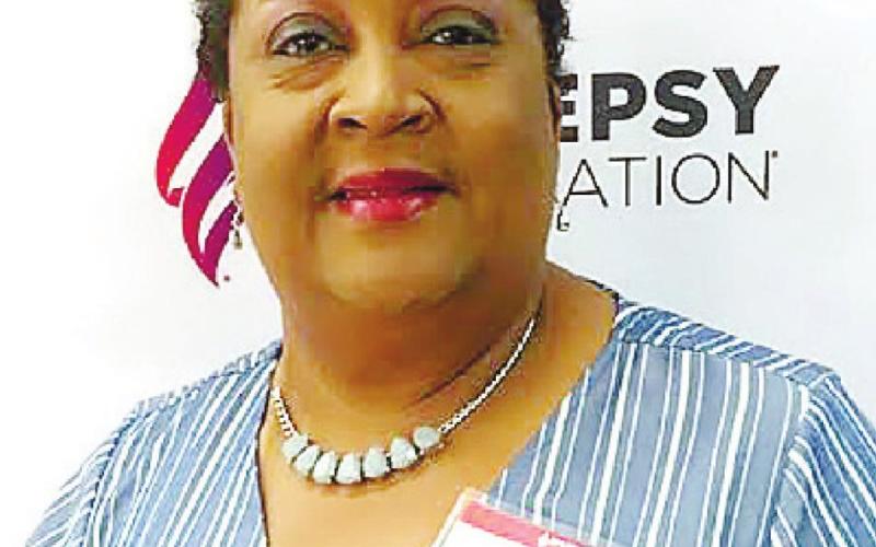 Eatonton native Paula Moreland visited lawmakers in Washington last month. CONTRIBUTED