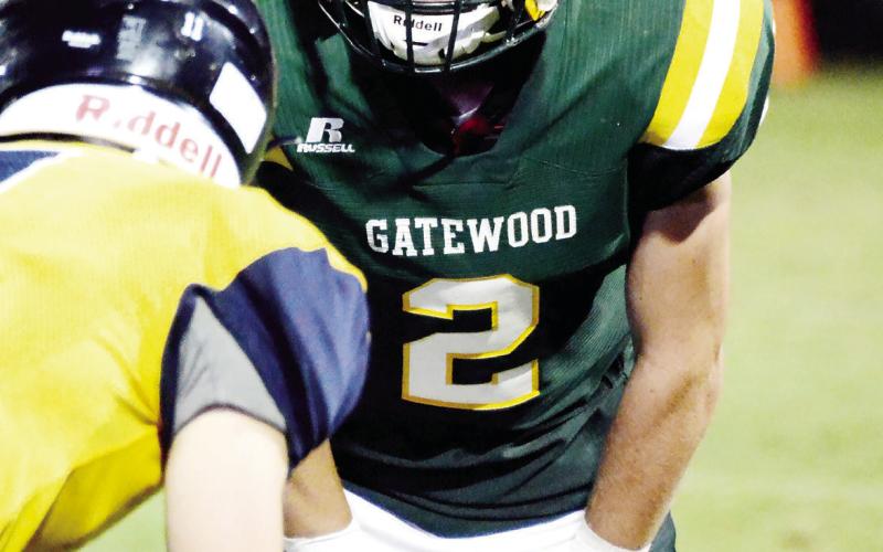 Gatewood junior Ben Brannen had a big outing at Flint River, scoring both of the Gators’ touchdowns last Friday. (IAN TOCHER/Staff)