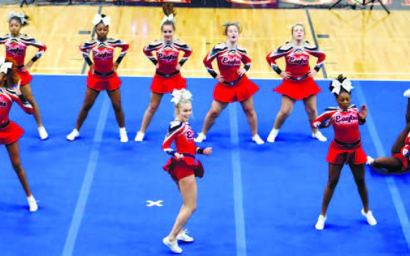 The Putnam County cheer team put on a great display for fans and friends.