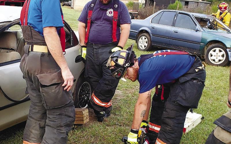 Learning to use the Jaws of Life to save lives