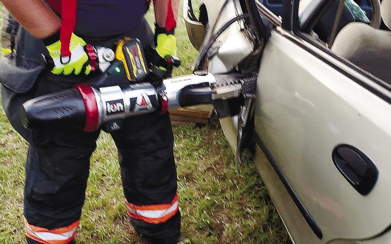 Learning to use the Jaws of Life to save lives