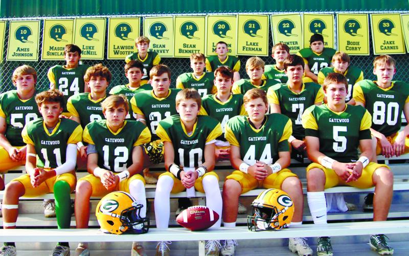 Pictured left to right, starting with the back row: Bennett Haley, Finn Hoskins, Jackson Sanders, Colton Cheek, Huck McLaulin, Jackson Robbins, William Benner, Perry Atkinson, Cooper Craine, Carson Lingle, Harrison Harper, Crofton Smith, Chason Sheppard, Connor Mitchem, Ford Rocker, Talon Jones, Bo Wooten, Blake Brannen, Joe McMillian, and Brady Haley. CONTRIBUTED