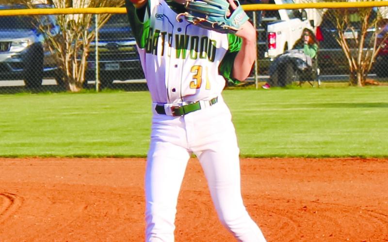 Drew Love (31) throws out a runner from second base. TREY NORRIS/Staff
