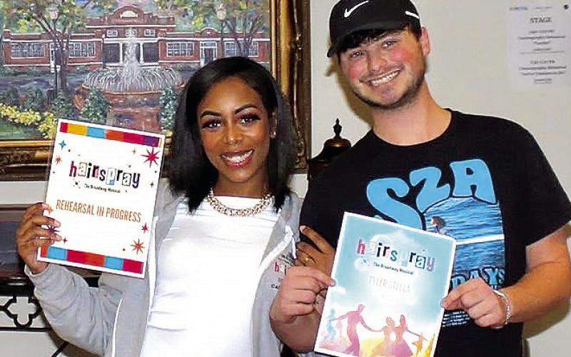 Kellsey Ortega (left) plays Tracy Turnblad, and Tyler Stella plays Link Larkin in “Hairspray the Musical,” coming soon to The Plaza. CONTRIBUTED