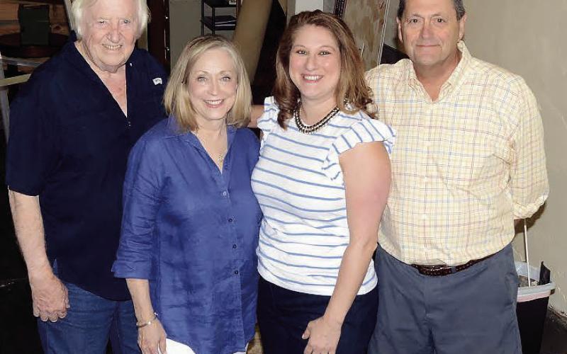 (L-R:) Georgia Writers Museum’s Chip Bell, Paula Benjamin, Melissa Swindell and Lou Benjamin are ready to take on a major renovation project that will catapult the Eatonton arts mainstay into a must-see – and experience – attraction. (IAN TOCHER/Staff)
