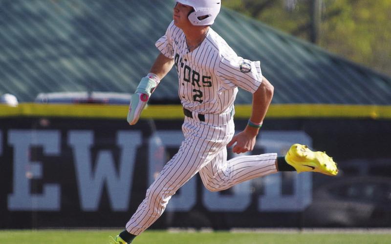 Ben Brennan had three hits and scored three runs in the Gators' 7-5 win vs Pinewood last Monday in Eatonton. TREY NORRIS/Staff
