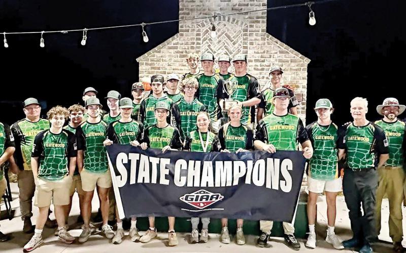 For the ninth time in the last 11 years, Gatewood School’s shotgun team emerged victorious in the GIAA AA state championship tournament, held this year at the Forest City Gun Club in Savannah. CONTRIBUTED