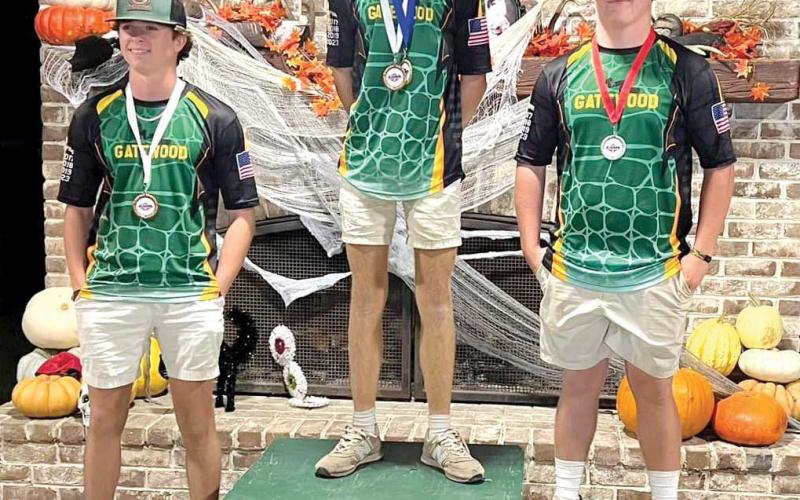 Seven Gatewood shooters made the All-State list, including Lawrey Benner, Carson Courchaine, Blake Daniel, Bryson Elwer, Carson Fried, Carson Lingle, and Wyatt Wojtas. CONTRIBUTED